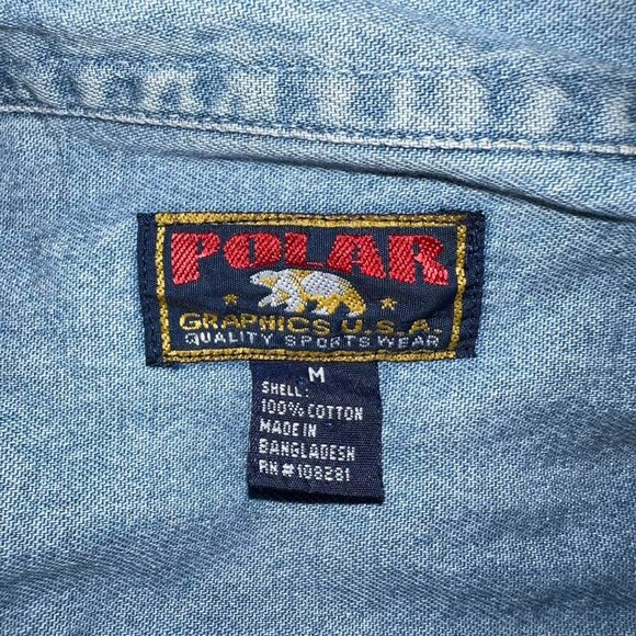 Polar denim shirt / light jacket - Picture 3 of 3